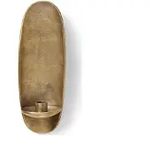 Ferm Living Agapé seinäkynttilänjalka Brass finish