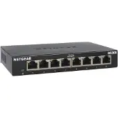 Netgear GS308-300PES verkkokytkin Hallitsematon L2 Gigabit Ethernet (10/100/1000) Musta (GS308-300PES)