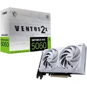 MSI GeForce RTX 5060 Ventus 2X White 8GB GDDR7 Graphics Card