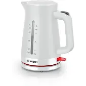 Bosch MyMoment TWK3M121 -vedenkeitin, 1,7 l, 2400 W, valkoinen
