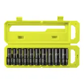 Ryobi Iskuhylsysarja 10 osaa 1/2"