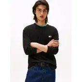 Tommy Hilfiger Tjm Reg Badge Tee Ls - Black - L