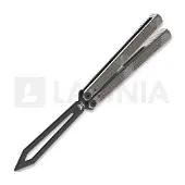 Flytanium Zenith Trainer 2.0 1385GGB Black, Gunmetal Gray Aluminum, balisong trainer
