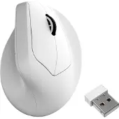 Keychron M5 - PixArt 3950 (8K Polling Rate), langaton ergonominen hiiri, 30 000 DPI, valkoinen