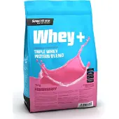 Sportlife Whey+ Mansikka 700 g heraproteiinijauhe