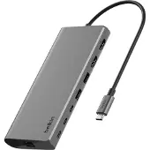 Belkin USB-C 8in1 Dual Display Hub (INC015BTSGY-CZ)