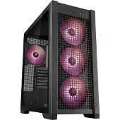 Asus TUF Gaming GT302 ARGB, Midi Tower, PC, Musta, EATX, ATX, mikro ATX, Mini-ITX, Pelaaminen, Multi (90DC00I0-B19000)