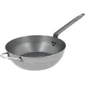 De Buyer Mineral B Element wok pan, 32cm 5614.32