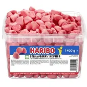 Haribo Strawberry Softies 1,4 kg irtokarkki