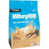 Sportlife Whey100 Vanilla Ice cream 700 g heraproteiinijauhe