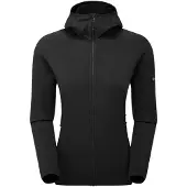 Montane F Protium Hoodie, fleecepusero, naiset, musta