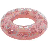 Little Dutch Pink Flower Swim Ring 50cm