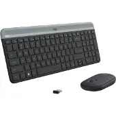 Logitech Langaton näppäimistö - - MK470 - QWERTY Tanskalainen, Suomalainen, Norjalainen, Ruotsalainen - Grafiitti - Langaton RF