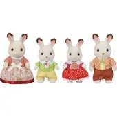 Sylvanian Families Chocolate Rabbit Family (New) - Multi/patterned - ONE SIZE