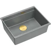 Quadron Logan 100 Grey Metallic Graniitti Pesuallas Teräs