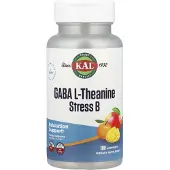 Kal , GABA L-Theanine Stress B, Mango Tangerine, 100 Lozenges