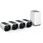 Anker eufyCam S330 (eufyCam 3) 4-Cam Kit valvontakamerajärjestelmä, 4 kameraa + HomeBase 3