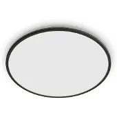 Philips SuperSlim LED IP54 Ø 25cm 4000K musta Superslim, himmennettävä, Musta, Metalli
