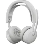 Logitech Zone Wireless 2 ES - Kuulokkeet - on-ear - Bluetooth - langaton, langallinen - aktiivinen melunvaimennus - USB-C - luonnonvalkoinen - Team...