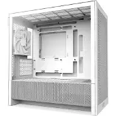 NZXT H3 Flow (2025) -micro-ATX-kotelo ikkunalla, valkoinen