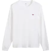Levi's Ls Original Hm Tee Ls Cotton + - White - L