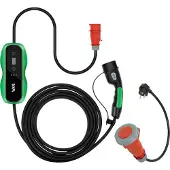 Wave EV 3-vaiheinen sähköauton latauslaite ja Suko adapteri -tuotepaketti
