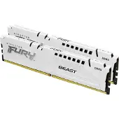 Kingston 64GB (2 x 32GB) FURY Beast White, DDR5 6000MHz, CL30, 1.35V, valkoinen