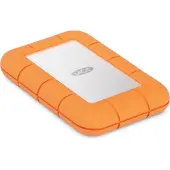 LaCie Rugged Mini 500 Gt USB 3.2 Gen 2x2 (USB-C) -ulkoinen SSD, iskunkestävä, kannettava, harmaa, oranssi