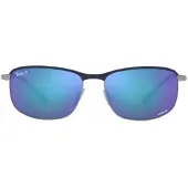Ray-Ban RB3671CH 92044L Polarized, Sininen, Kehysmateriaali Metalli, Unisex aurinkolasit