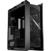 Asus ROG Strix Helios II -miditornikotelo ikkunalla ja RGB-valaistuksella, musta