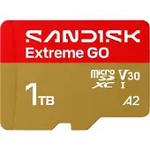 SanDisk 1 Tt Extreme GO UHS-I U3 V30 microSDXC muistikortti