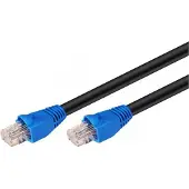 Microconnect Cat6 UTP RJ45 10m -verkkokaapeli, musta