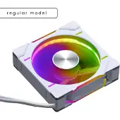 Phanteks PH-F120D30_DRGB_PWM_WT01 White 120mm PWM Fan with D-RGB Lighting 30mm 4-pin