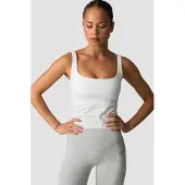 ICANIWILL Smooth Seamless 2-in-1 Tank white snow