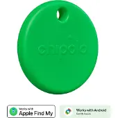 Chipolo POP - Tracking tag compatible with Apple Find My on iPhone or Find Hub on Android (Green) (RWS.0000005)
