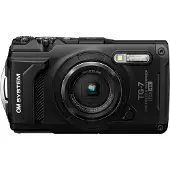 Olympus OM SYSTEM Tough TG-7 -digikamera, musta