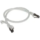 Lanberg PCF8-10CU-0050-S, 0,5 m, Cat8, S/FTP (S-STP), RJ-45, RJ-45, Harmaa