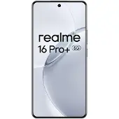 Realme 16 Pro+ 5G puhelin, 256/8 Gt, harmaa + laturi
