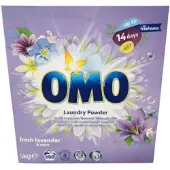 Omo pesujauhe laventelin tuoksulla – jopa 100 pesukertaa