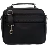 Kaletnik Miesten nahkalaukku 2 lokeroa Nahka Octane Black