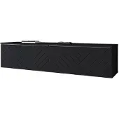 Bratex Moderni TV-taso 140 cm, vetimetön, mattapintainen, MDF-kalvonruotokuvioiset etuseinät