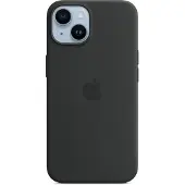 Apple iPhone 14 silikonikuori MagSafella, keskiyö