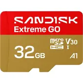 SanDisk Extreme GO microSD 32GB UHS-I Card U3 | V30 | A1