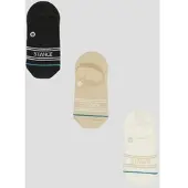 Stance Basic 3 Pack No Show Socks kuviotu, L