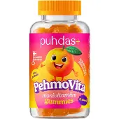 Puhdas+ Pehmovita Monivitamiini gummies 75 kpl Appelsiini