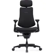 Libernovo Omni SE ergonominen työtuoli, 48 cm, musta