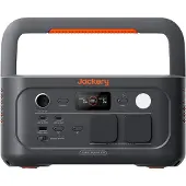 Jackery Explorer 500 v2 EU -kannettava latausasema, 512 Wh, 500 W, LiFePO4, Musta/Oranssi