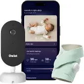 Owlet DreamSight Duo videomonitori ja älysukka, mintunvihreä