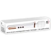 Adam & Eve Magic Massager Rose Gold Edition – Tehokas ja Elegantti Ladattava Hierontalaite Valkoinen