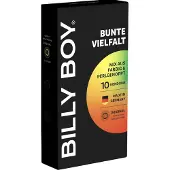 Billy boy "Bunte Vielfalt" - Värikäs kondomipakkaus (10 kpl) 10 pcs